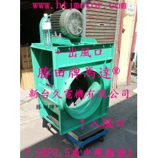 7.5HP 3.5番 皮帶中壓風機
