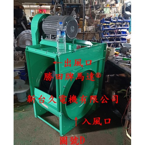 10HP 4番 皮帶中壓風機