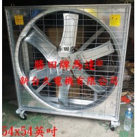 1HP 48吋 54吋 箱型工業排風扇+移動輪