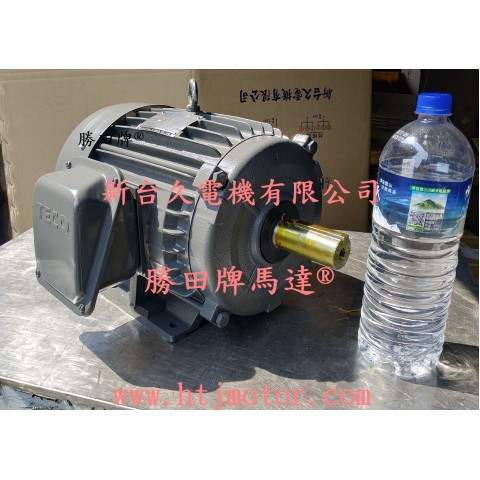 東元 7.5HP 4P 三相 全密閉臥式馬達