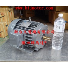 東元 5HP 4P 三相 全密閉臥式馬達